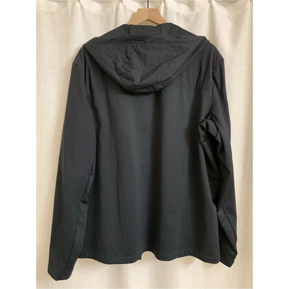 Duluth Trading Co Alaskan Hardgear Black Thermal 2-Fabric Hooded Jacket Large - Picture 7 of 8